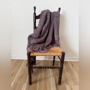 Pottery Barn Chenille Throw Blanket